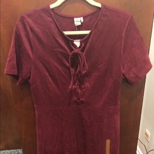 Deep Burgandy - Velvet Dress